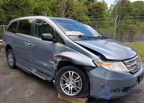 2012 Honda Odyssey Ex-L from USA, damaged, VIN 5FNRL5H64CB010282